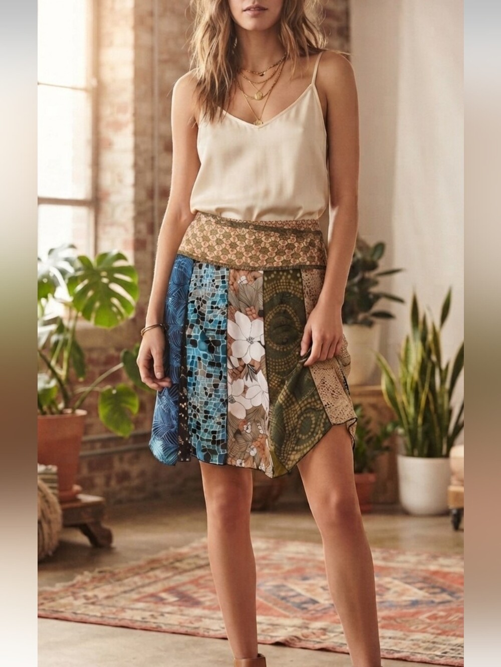Tracy Evans Limited Jr's. Lined Midi Skirt Size 7